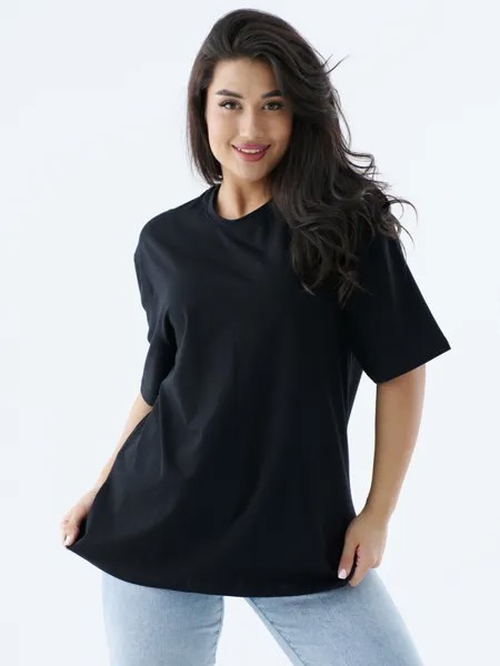 Футболка женская Bio-Textiles F3B черная 48 RU