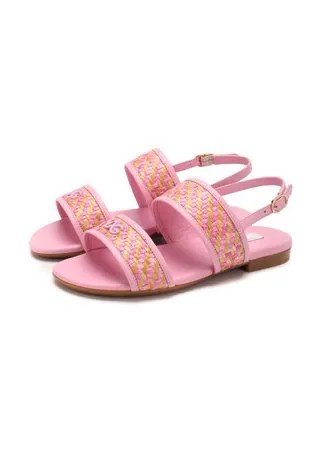 Кожаные босоножки Dolce & Gabbana