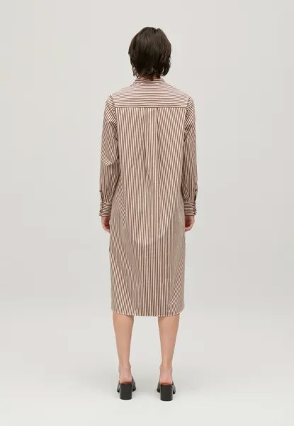 Платье-рубашка MIDI RAYURES Claudie Pierlot, бронза