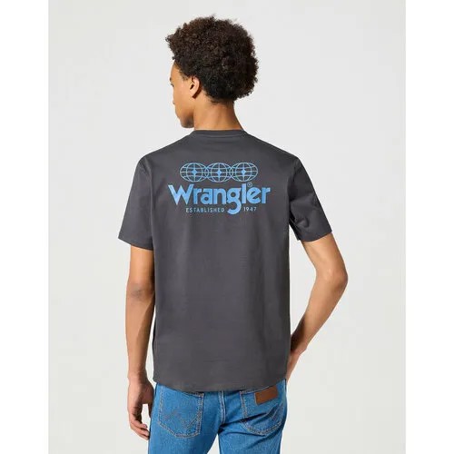 Футболка Wrangler, размер S, черный