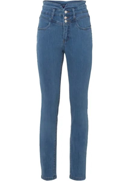 Узкие джинсы Bodyflirt, голубой