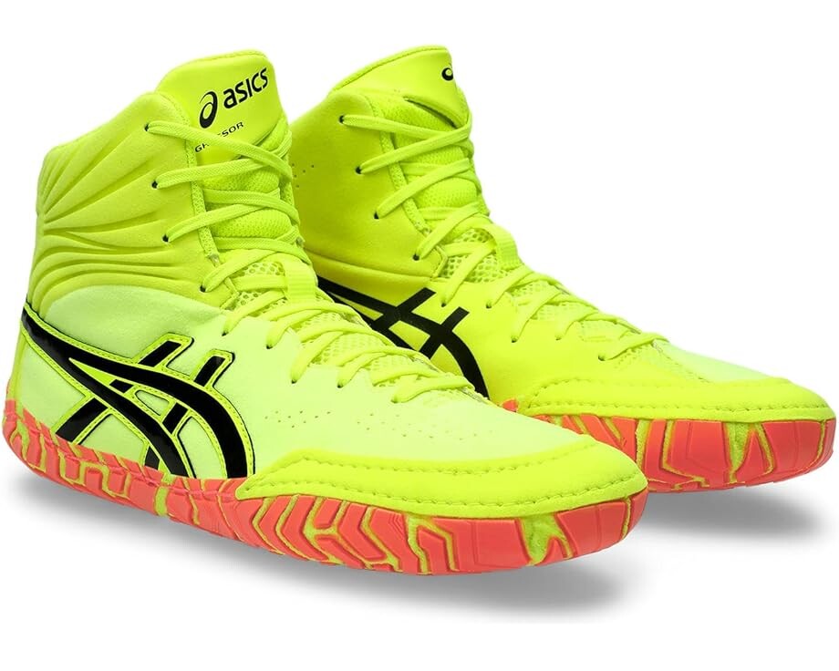 Кроссовки ASICS Aggressor 5, цвет Safety Yellow/Black