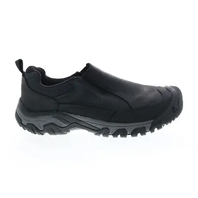 Keen Targhee III 1022657 Мужские черные кожаные спортивные походные туфли без шнуровки 13