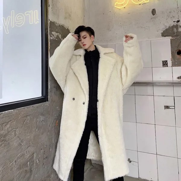 Винтажное зимнее пальто-Тренч в стиле ретро для мужчин и женщин