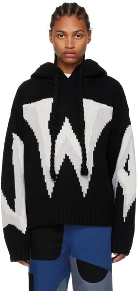 Худи в массивном готическом стиле Black & Off-White JW Anderson