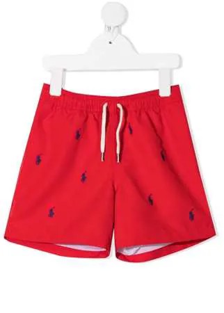 Ralph Lauren Kids плавки-шорты с вышитым логотипом