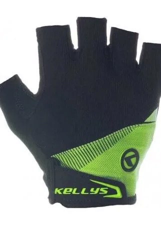 Перчатки KELLYS Comfort, черный, зеленый