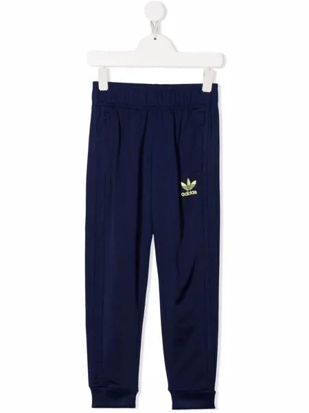 Adidas Kids спортивные брюки с логотипом