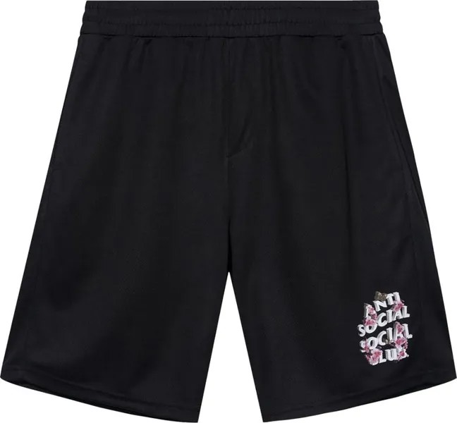 Шорты Anti Social Social Club Drama Club Mesh Shorts 'Black', черный