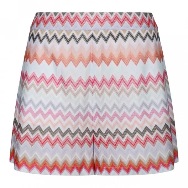 Женские вязаные шорты светлых тонов, разноцветные Missoni