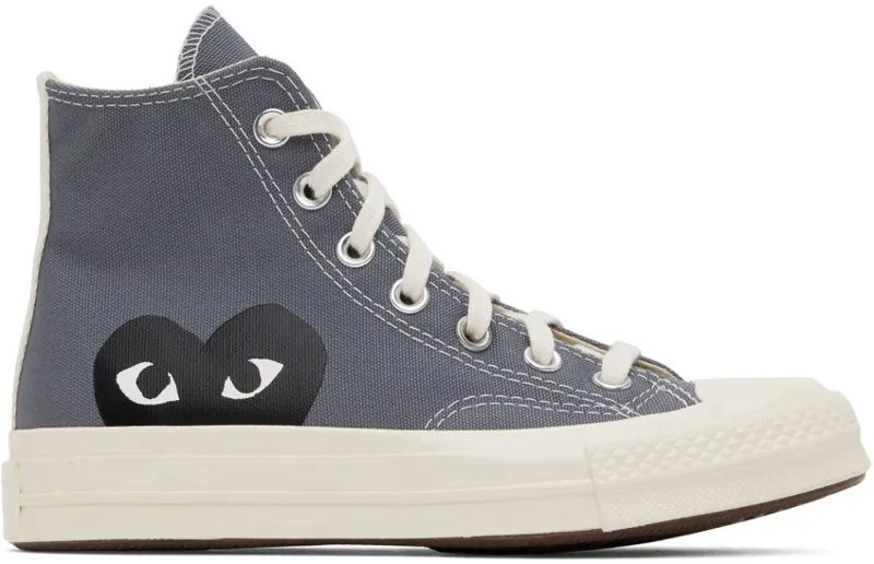 Серые кроссовки Converse Edition Half Heart Chuck 70 Comme des Garçons Play