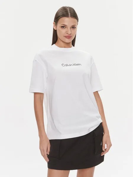 Футболка стандартного кроя Calvin Klein, белый