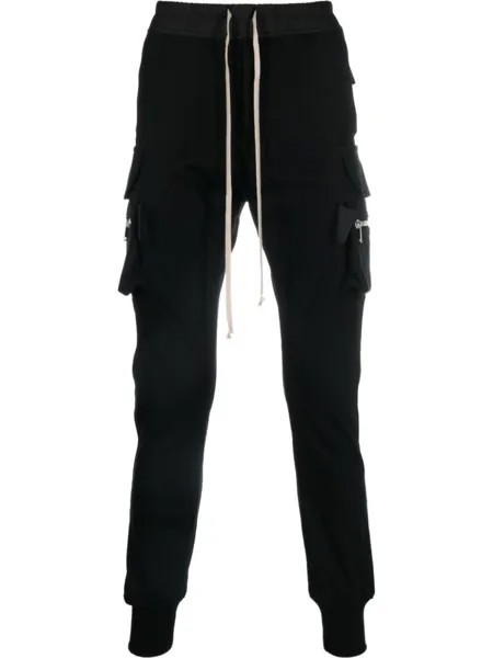 Rick Owens узкие брюки карго, черный