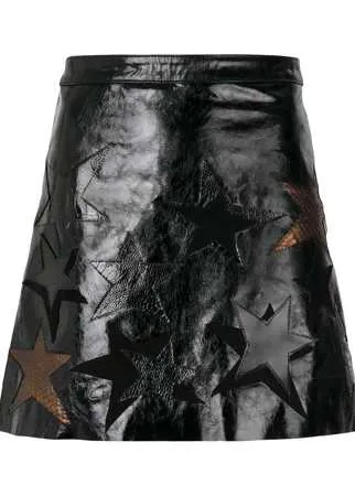Manokhi А-образная юбка с нашивкой-звездой