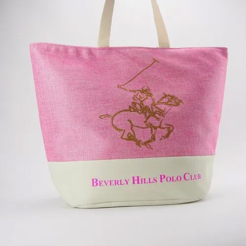 Сумка шоппер Beverly Hills Polo Club, розовый