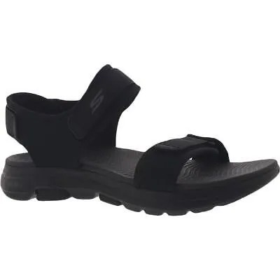 Skechers Mens Go Walk 5 Black Mesh Sport Sandals Shoes 11 Medium (D) BHFO 9279