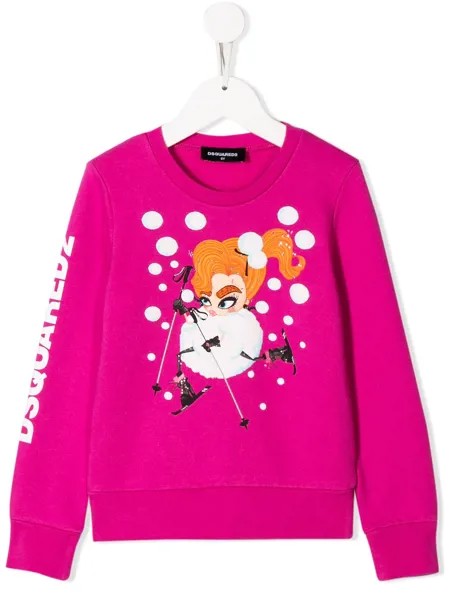 Dsquared2 Kids толстовка с графичным принтом