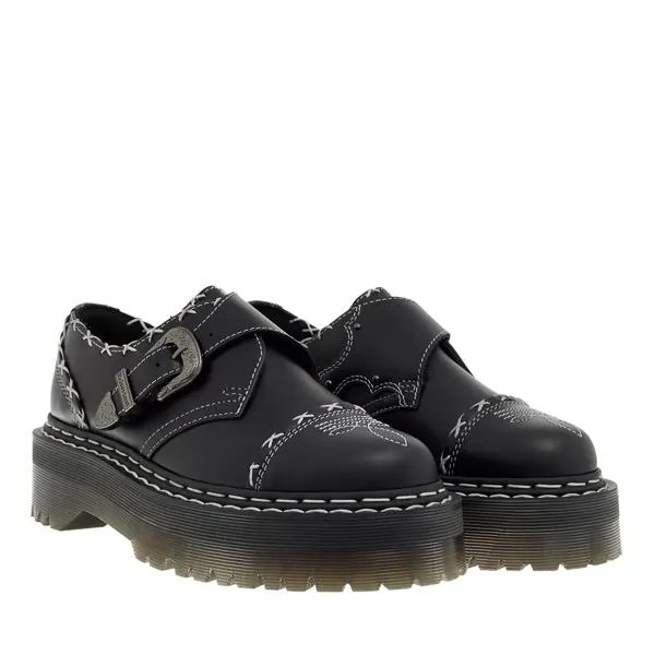 Лоферы monk shoe Dr. Martens, черный