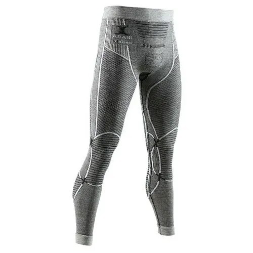 Термобелье кальсоны X-bionic Apani® 4.0 Merino Pants Men, шерсть, влагоотводящий материал, размер XL, серый
