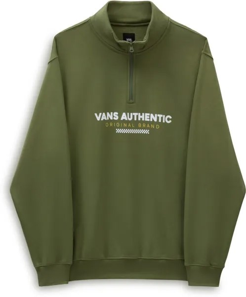 Футболка Vans Vans Sport Half Zip, зеленый