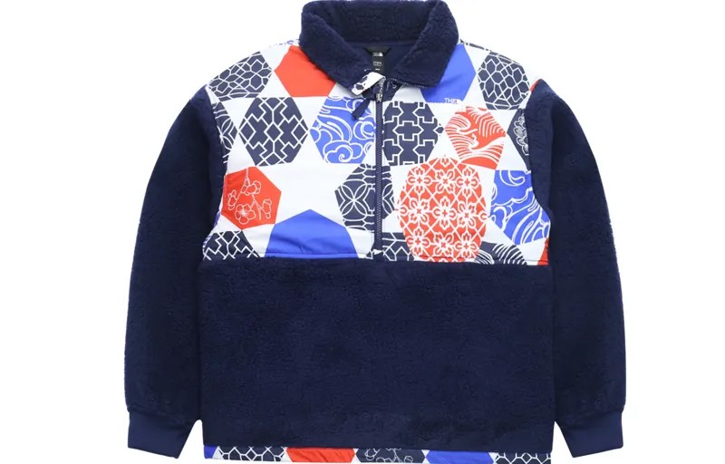 Бархатная куртка унисекс THE NORTH FACE, цвет Blue