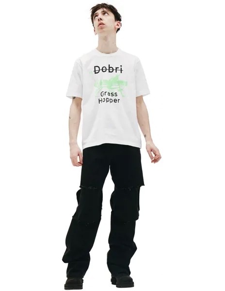 Хлопковая футболка с принтом Dobri