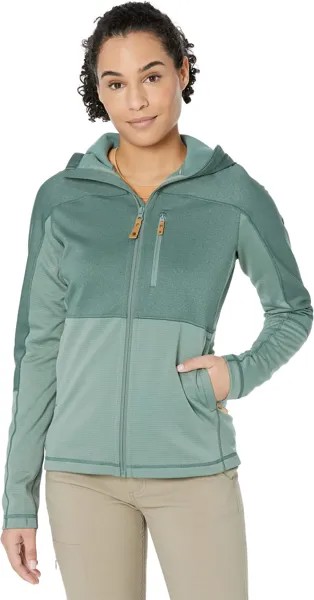 Куртка Abisko Trail Fleece Fjällräven, цвет Patina Green