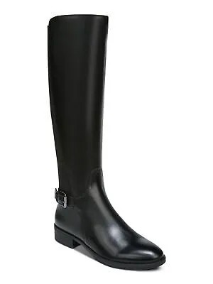 SAM EDELMAN Женские черные кожаные сапоги Paxten Toe с пряжкой на блочном каблуке 7 M