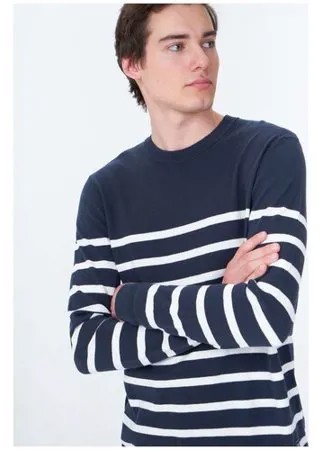 Джемпер в полоску TOM TAILOR 1024652 Белый 48