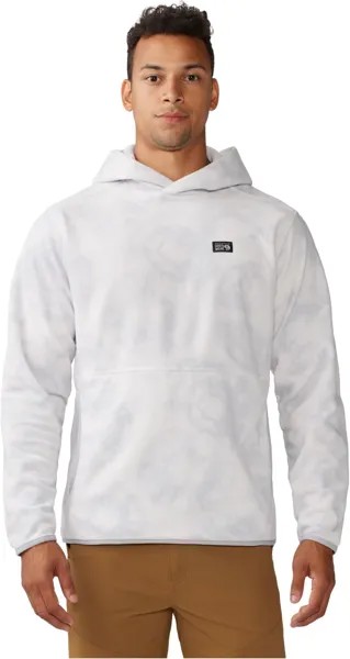 Худи Mountain Hardwear Novelty Microchill Hoodie, цвет MHW White Large Spore Dye Print