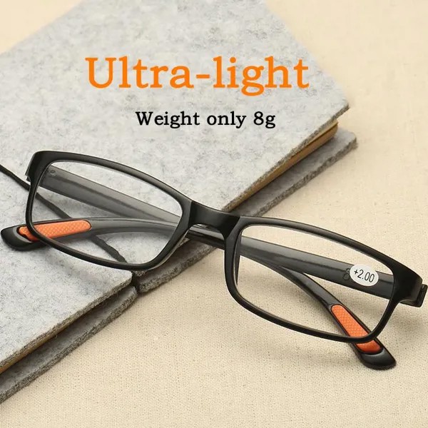 Высокое качество Ультра-легкие пресбиопические очки Чтение очки высокой четкости по голени пресбиопические очки