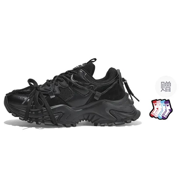 Кроссовки masongarments Shark Tooth Series Chunky Sneakers Unisex Low-top, белый