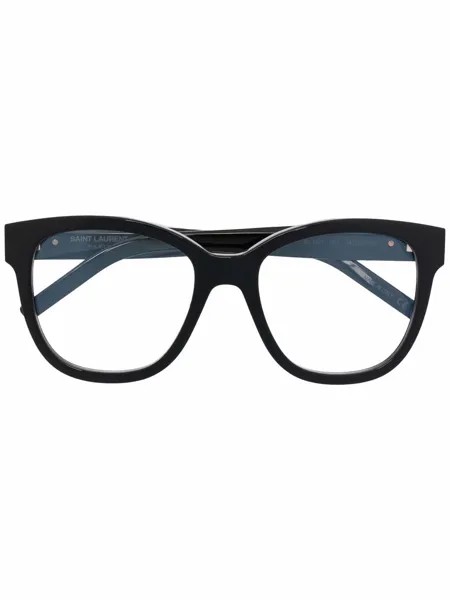 Saint Laurent Eyewear очки в массивной оправе