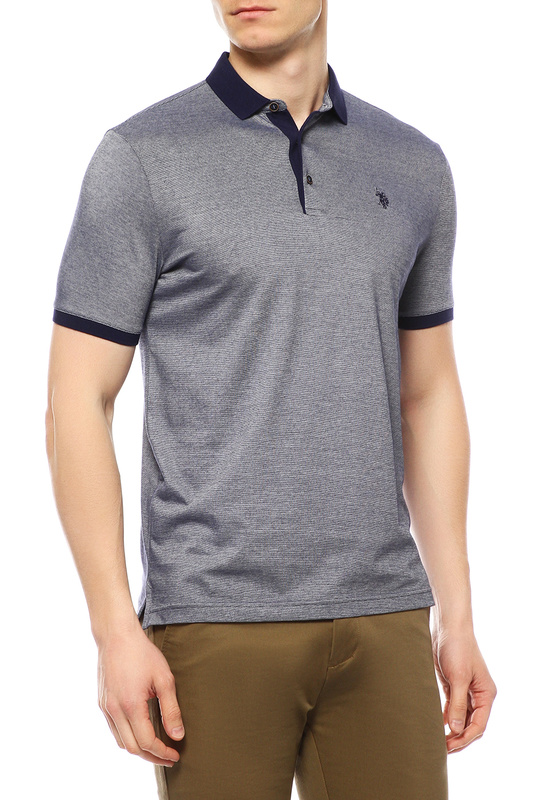 Футболка-поло мужская U.S. POLO Assn. G081SZ0110TONSTONE синяя S