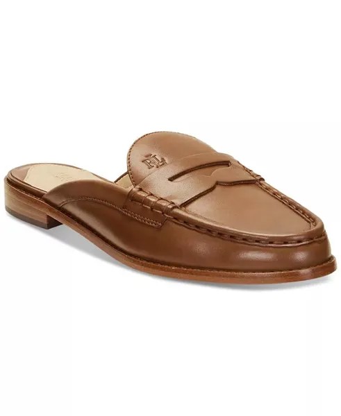 Женские лоферы Wynnie Penny-мюли Lauren Ralph Lauren, бежевый
