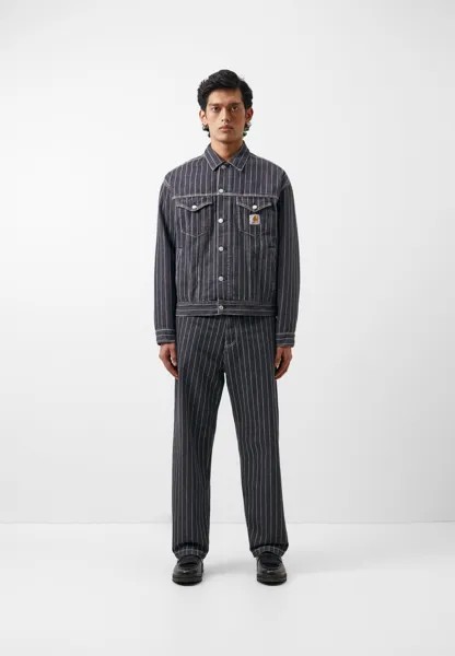 Джинсовая куртка Orlean Carhartt WIP, цвет orlean black / white