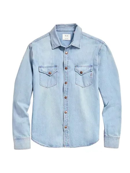 Джинсовая рубашка Legacy Shoals Billy Reid, цвет denim wash