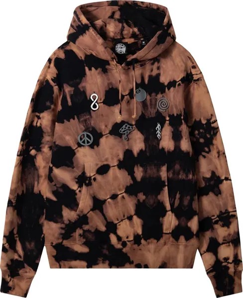 Худи Stussy x Dries Van Noten Bandana Hoodie 'Camel', коричневый