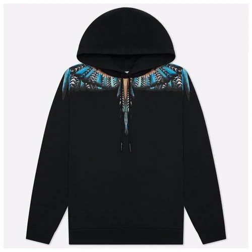 Мужская толстовка Marcelo Burlon Grizzly Wings Regular Hoodie чёрный , Размер S