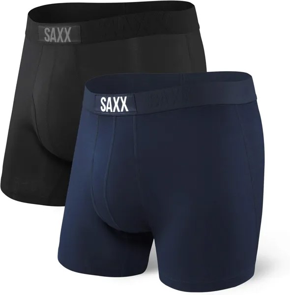 Трусы Ultra 2-Pack SAXX UNDERWEAR, цвет Black/Navy