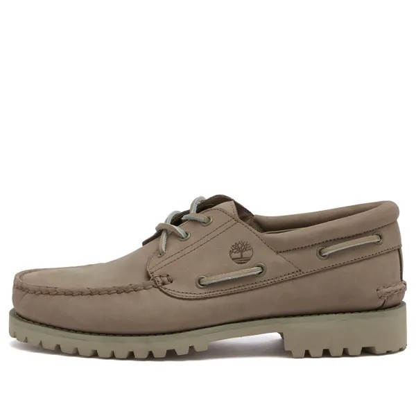 Туфли броги Timberland Authentic 3 Eye Classic Lug Shoe, цвет Light Taupe Nubuck