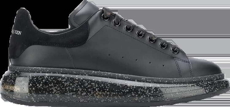 Кроссовки Alexander McQueen Wmns Oversized Sneaker 'Clear Sole - Black Grey Speckled', черный
