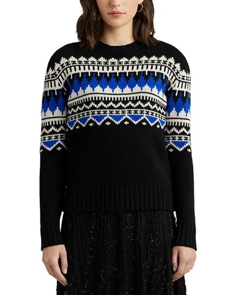 Свитер Ralph Lauren Fair Isle Ralph Lauren, цвет Black