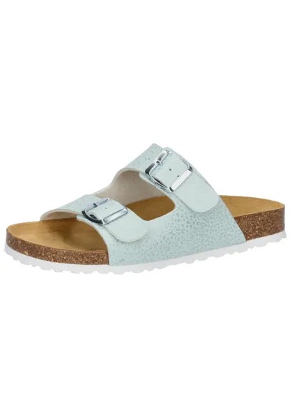 Мюли Lico Pantolette Bioline Platino, бирюзовый