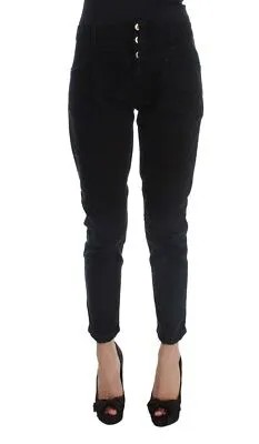 CoSTUME NATIONAL Джинсы CNC Черные хлопковые укороченные брюки узкого кроя s. W27 Рекомендуемая розничная цена 280 долларов США.
