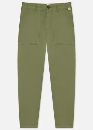 Мужские брюки Armor-Lux Heritage Brushed Canvas Carrot, цвет оливковый, размер 38