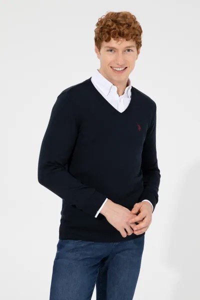 Пуловер мужской U.S. POLO Assn. g081sz0tk0enrique-sk22 синий L