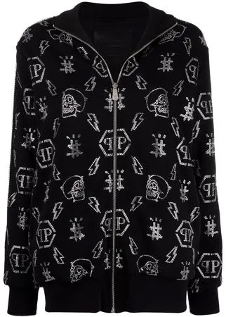 Philipp Plein декорированная куртка с логотипом