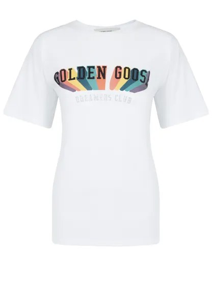 Футболка женская Golden Goose 117110 белая XS