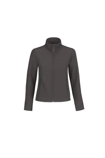 Водоотталкивающая куртка Softshell B&C, серый